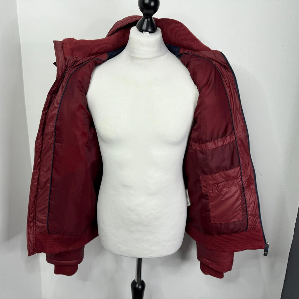 Sublevel Original Collection Men's Gear Chunky Puffer Jacket Terracotta Red L