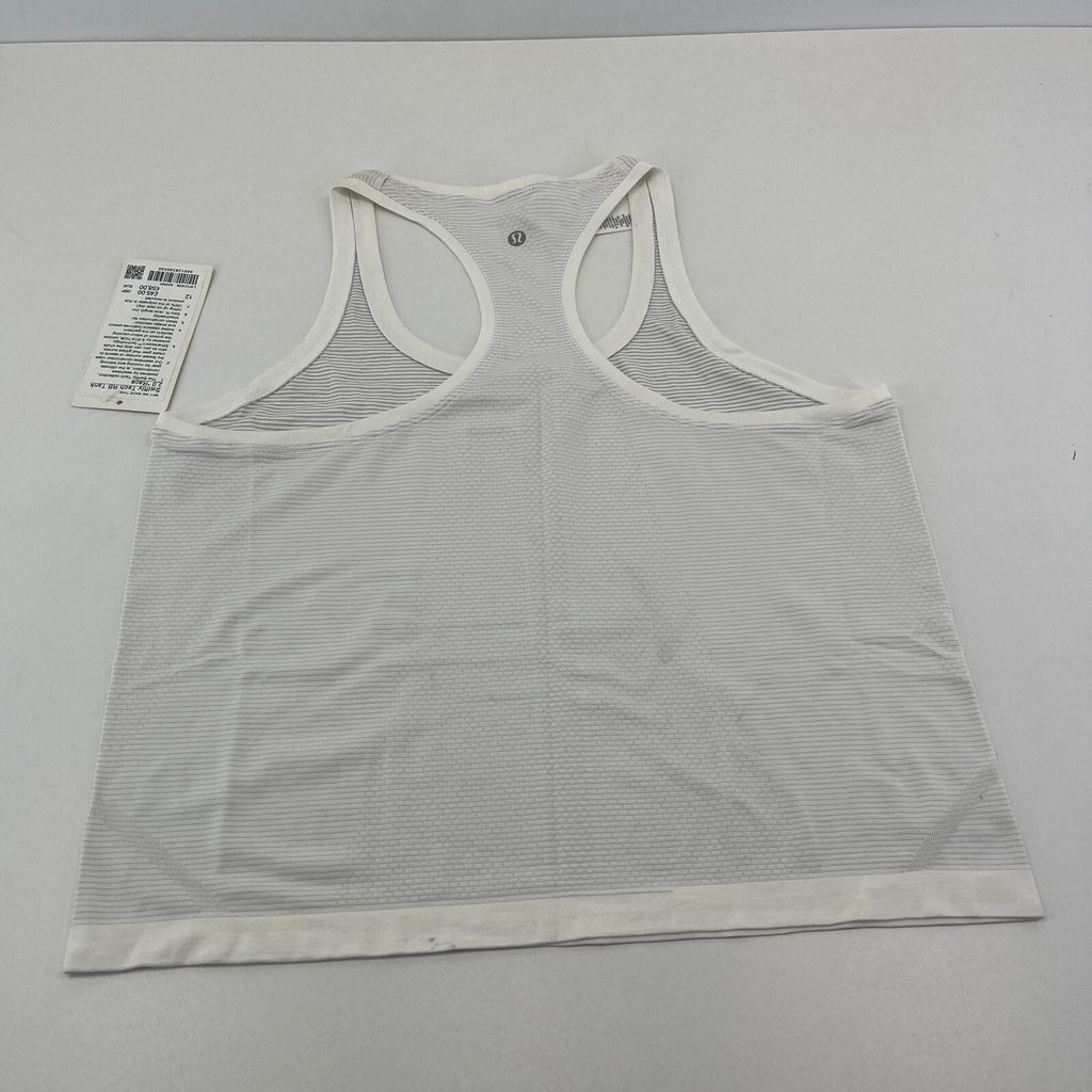 Lululemon Swiftly Tech Racerback Tank Top 2.0 White size UK 16 US 12 - New