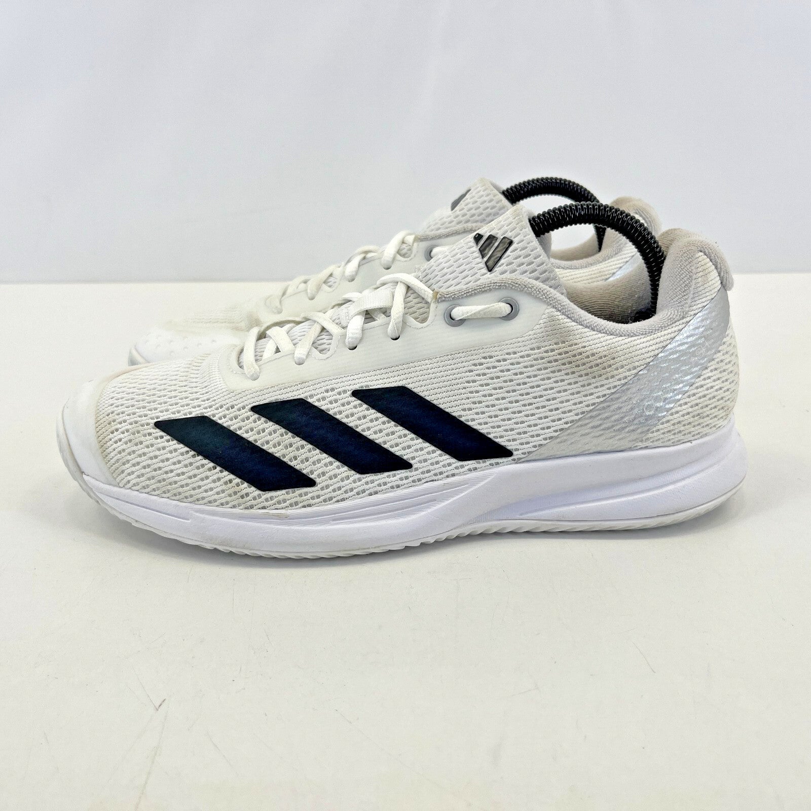 adidas Courtflash Speed 2 Tennis Padel Trainers Shoes White UK 7.5 EU 41 1/3