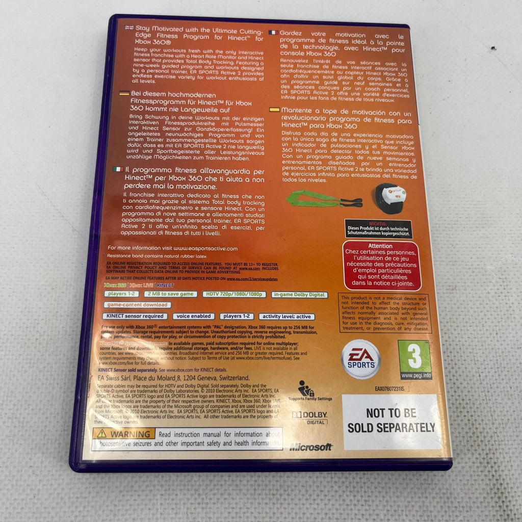 EA Active 2 Personal Trainer Xbox 360 Kinect Game