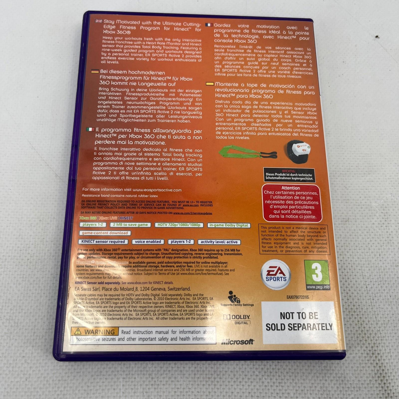 EA Active 2 Personal Trainer Xbox 360 Kinect Game