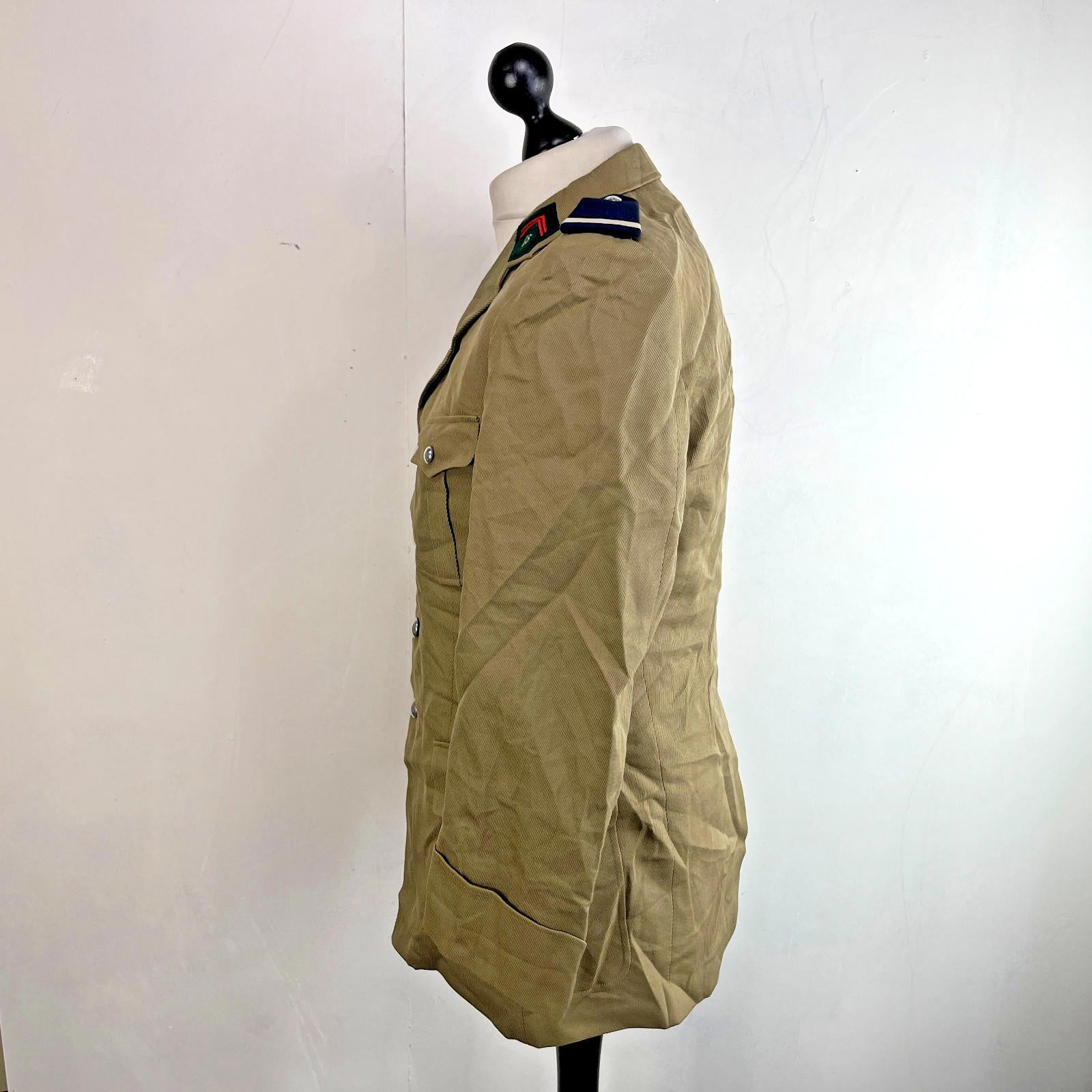 Rare French 15th Infantry Division Officers Jacket Army Military Dress Blazer M