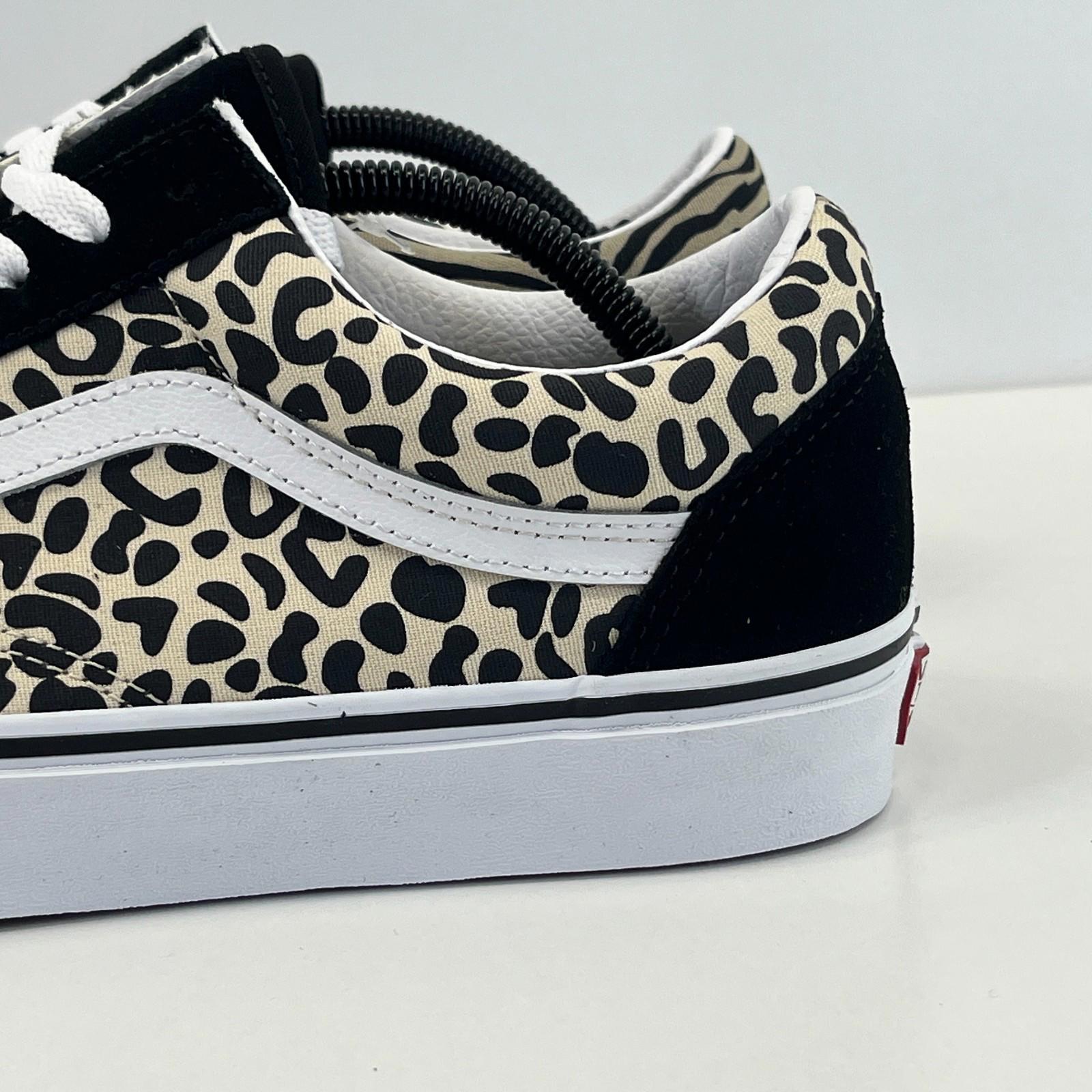 Vans Safari Animal Print Low Top Trainers size UK 10.5 EU 45 - New in Box