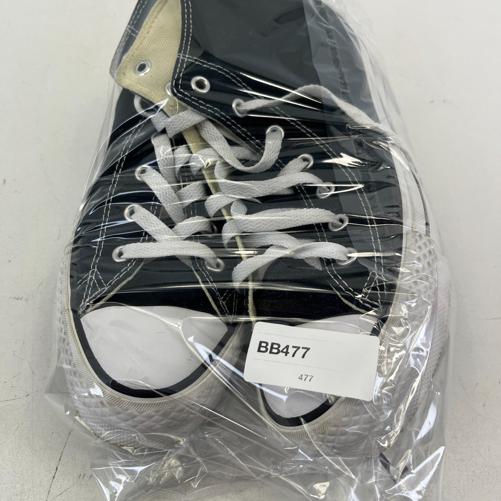 Converse Hi-Tops size UK 4.5 EU 37.5 Black Canvas & White All Stars
