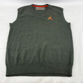 Rydale Men's Wool Blend Sleeveless Jumper Sweater Tank Top size 2XL Dark Green