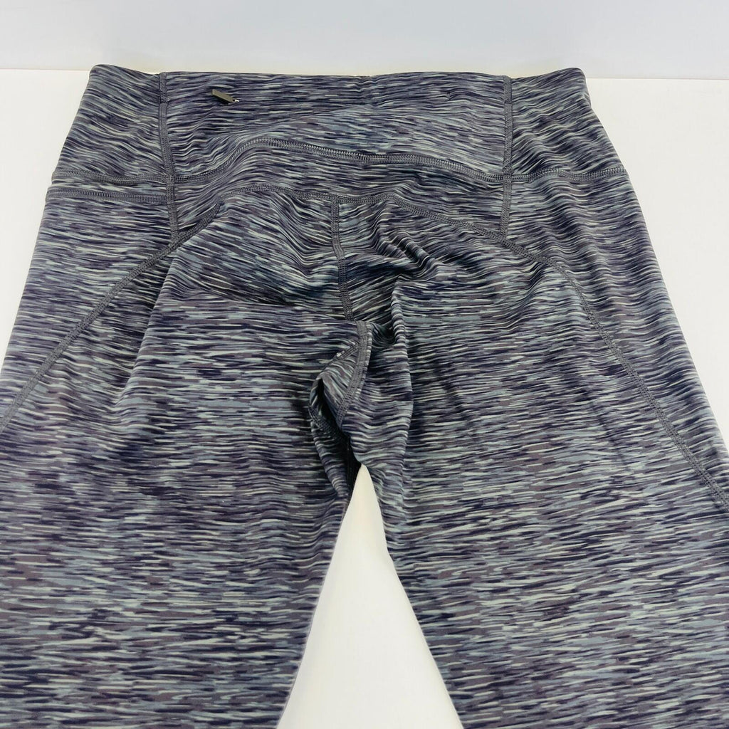 Sweaty Betty Power Full Length Leggings UK L Grey/Green Micro Camo Print Gym Run