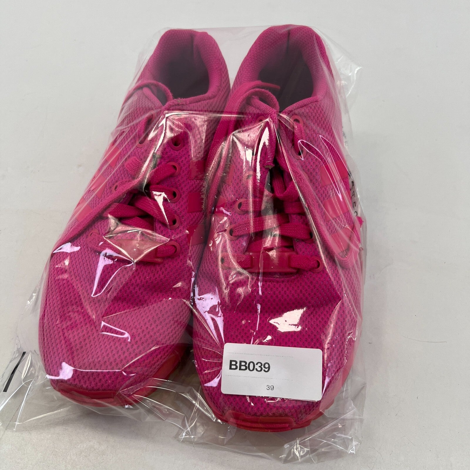 adidas Flux Shock Triple Pink Shock S75490 size UK 6 EU 39 1/3