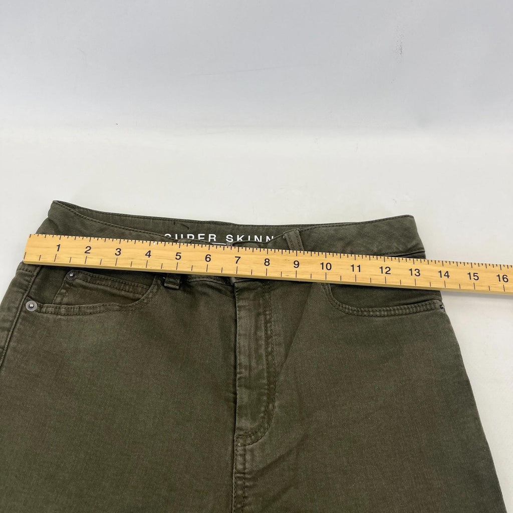 Marks & Spencer Khaki Green Super Skinny Jeans Women's UK size 10S - NWOT