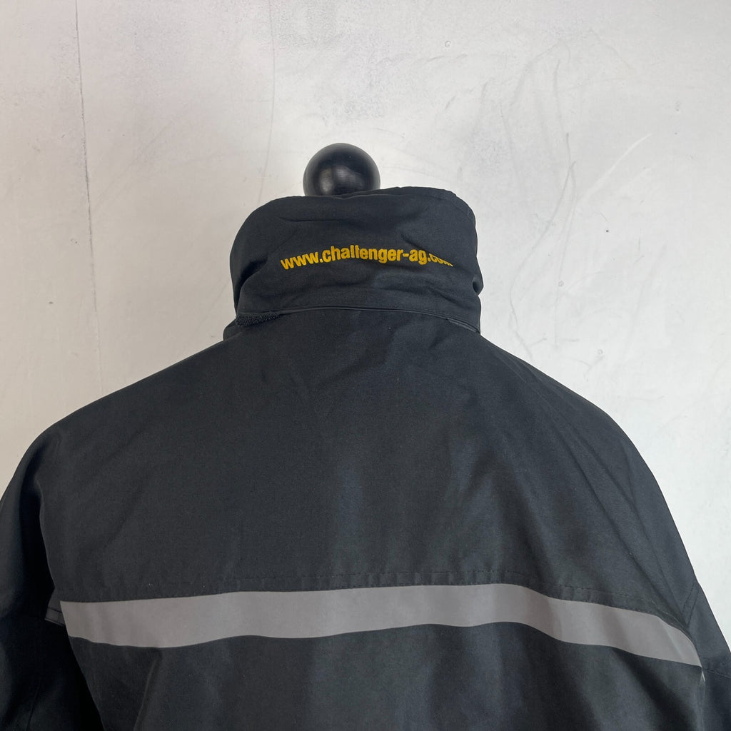 Helly Hansen Workwear Jacket Men's size XL Black Chore Coat Quilt Lined