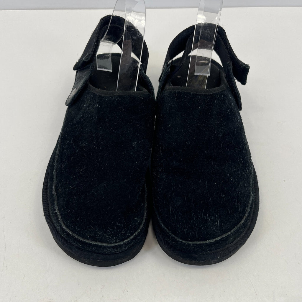 UGG Goldencoast Sliders Mules Slippers Black Racer Back Men’s size UK 7 - EU 41