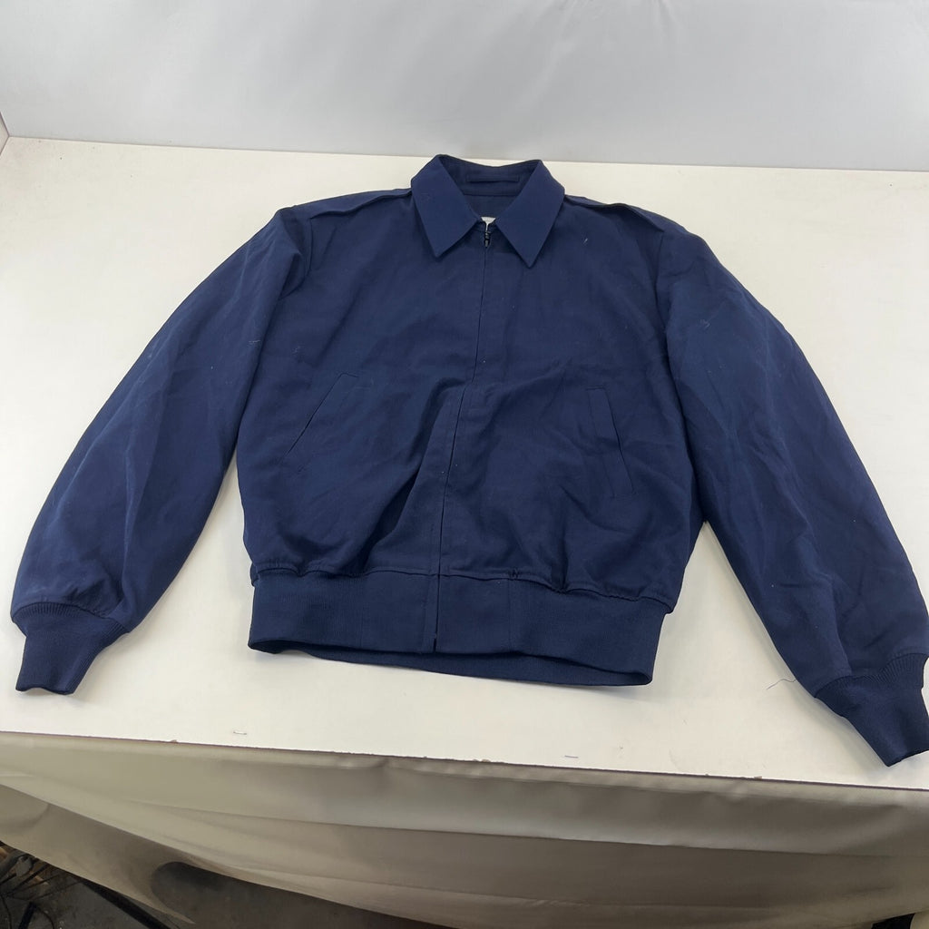 USAF Air Force Dress Bomber Jacket size 44L Navy Blue