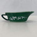 Pyrex Green Hawthorn Gravy Sauce Boat Vintage 1960's Rare JAJ