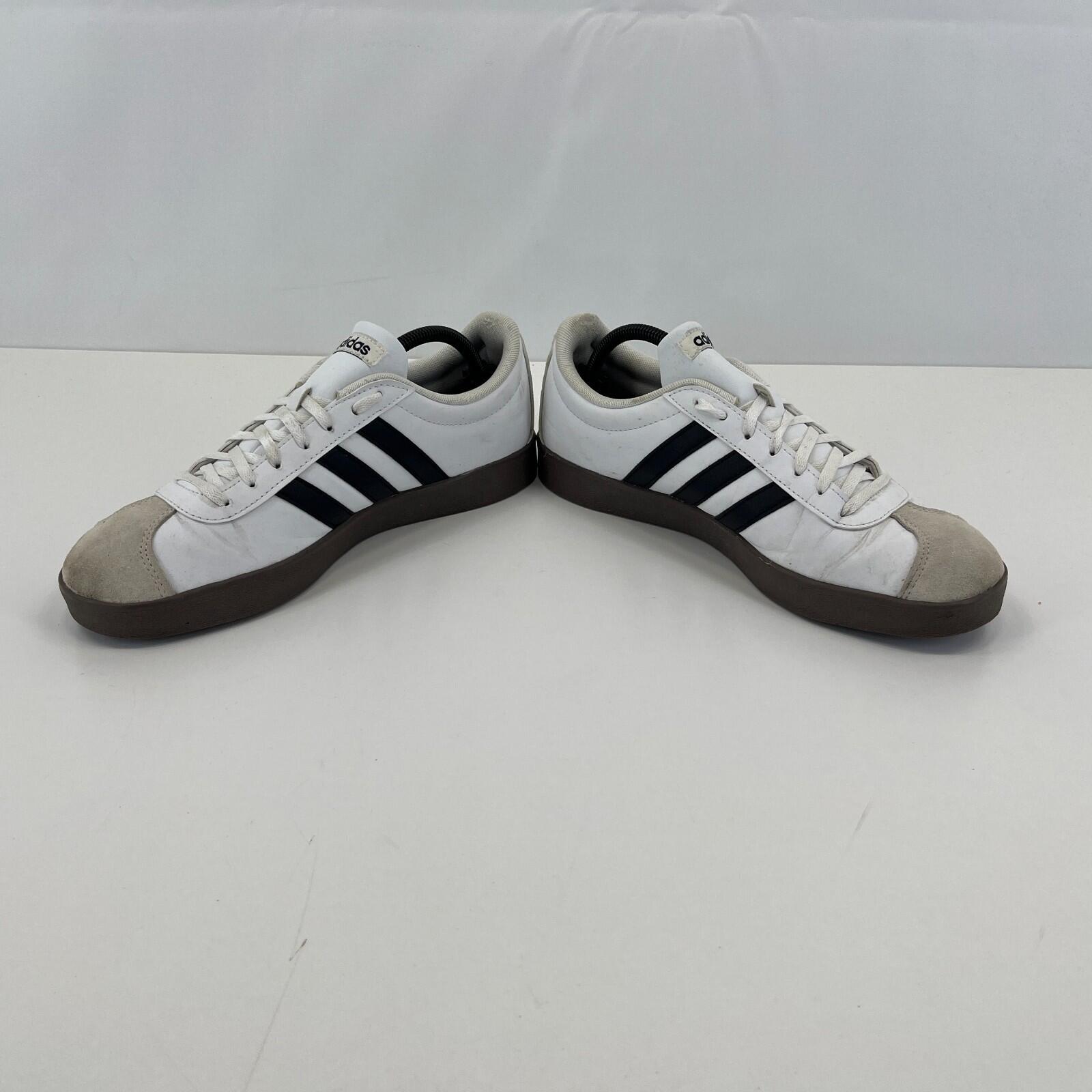 Adidas VL Court Base Men's Trainers Shoes White/Black UK size 9
