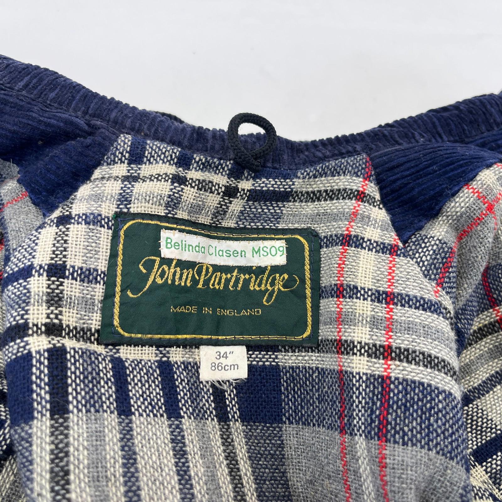 John Partridge Women's Wax Jacket in Black Waxed Cotton size 34 (XS)