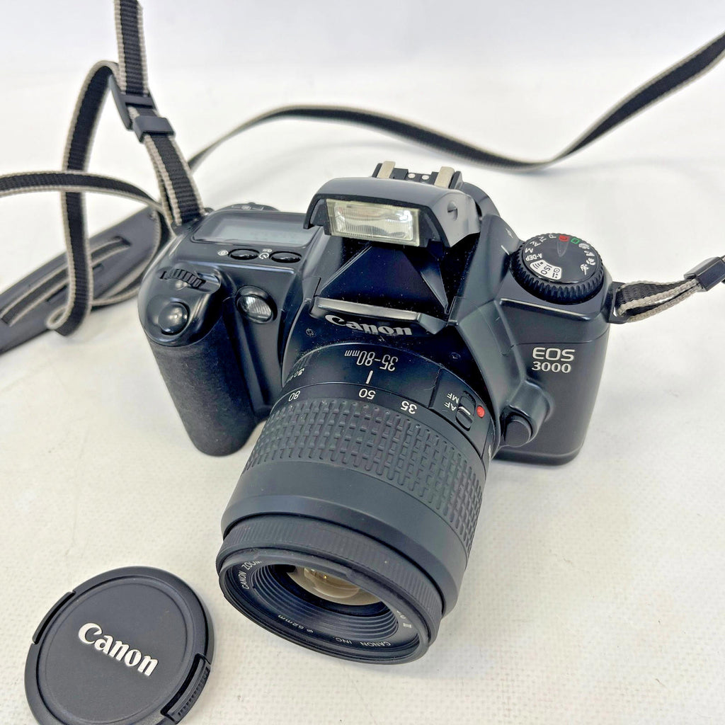 Canon EOS 3000 35mm SLR Film Camera with EF 35-80mm Lens - Tested