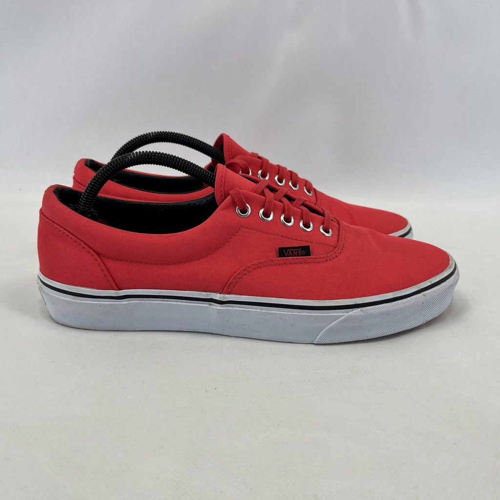 VANS Off The Wall Salmon Pink & White Trainers Size UK 9.5