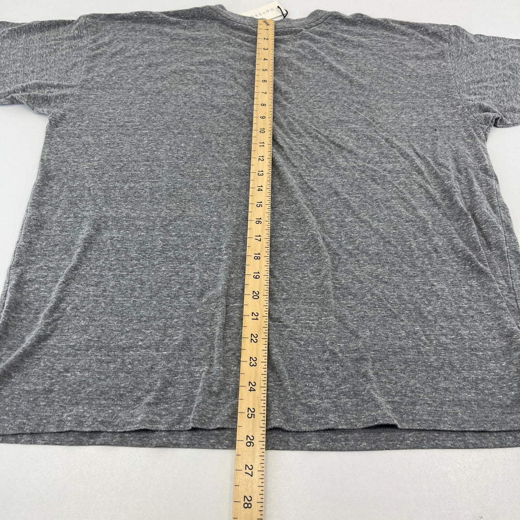Daydreamer Led Zeppelin 1969 Tour Print Distressed T-Shirt Grey size US M UK XL