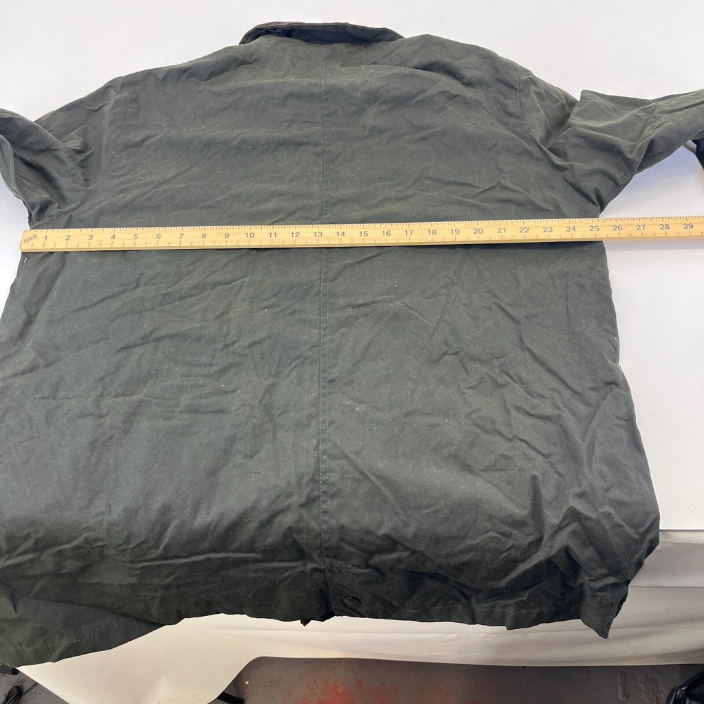 Crane Wax Jacket in Dark Green Waxed Cotton size Large