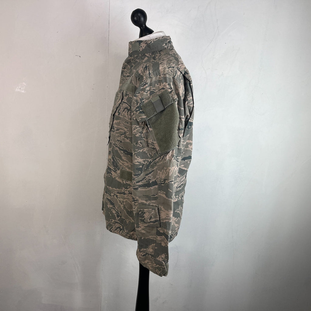 US Air Force Tactical Flight Duty Uniform Jacket Tiger Stripe BDU Medium Short