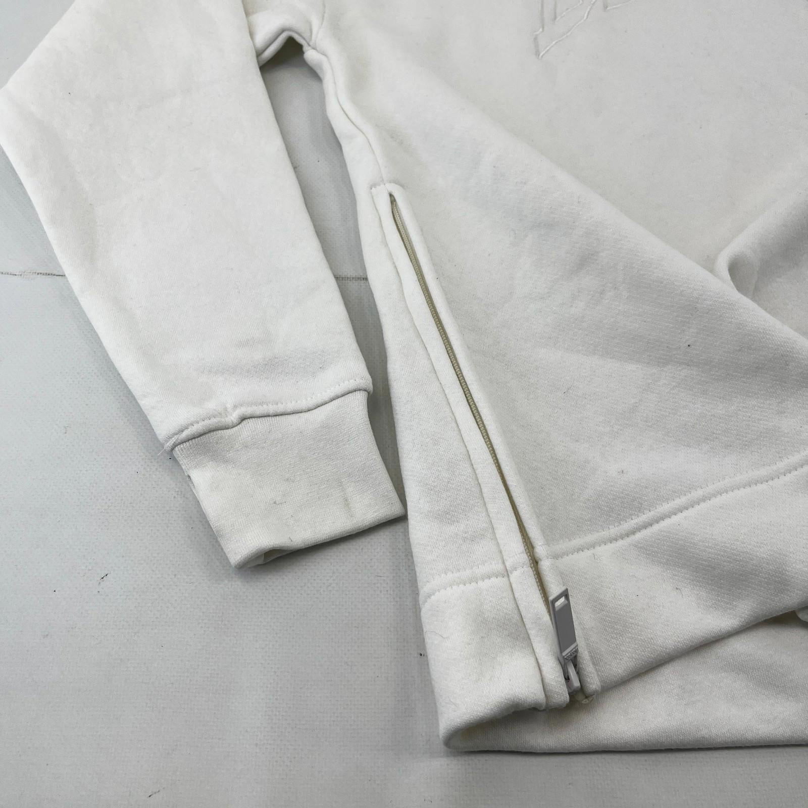 Bench Women's Hoodie Sweatshirt in White with Spellout size 8 Loose Fit - New