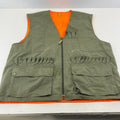 Geo Logic Men's Reversible Green/Orange Shooting Vest Gilet Body Warmer size 3XL