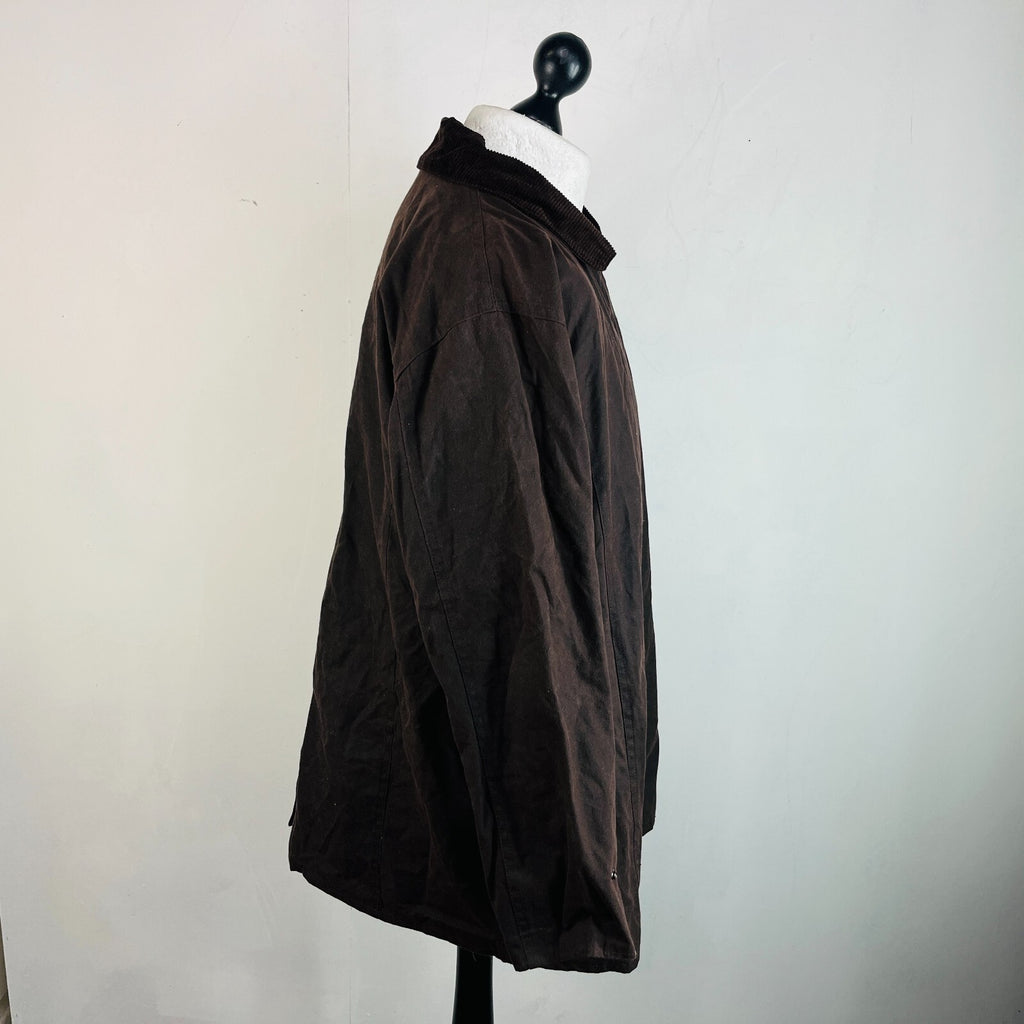 Greenbelt Women’s Wax Jacket in Brown size 2XL Waxed Cotton Coat