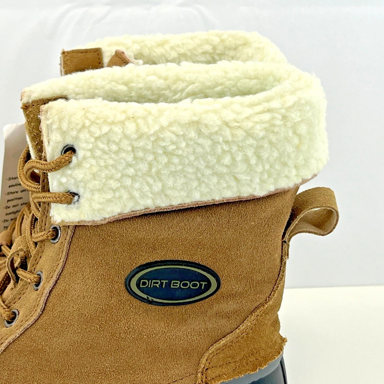 Dirt Boot Waterproof & Suede Boots Fleece Lined Brown/Black UK 9 - EU 43 - New