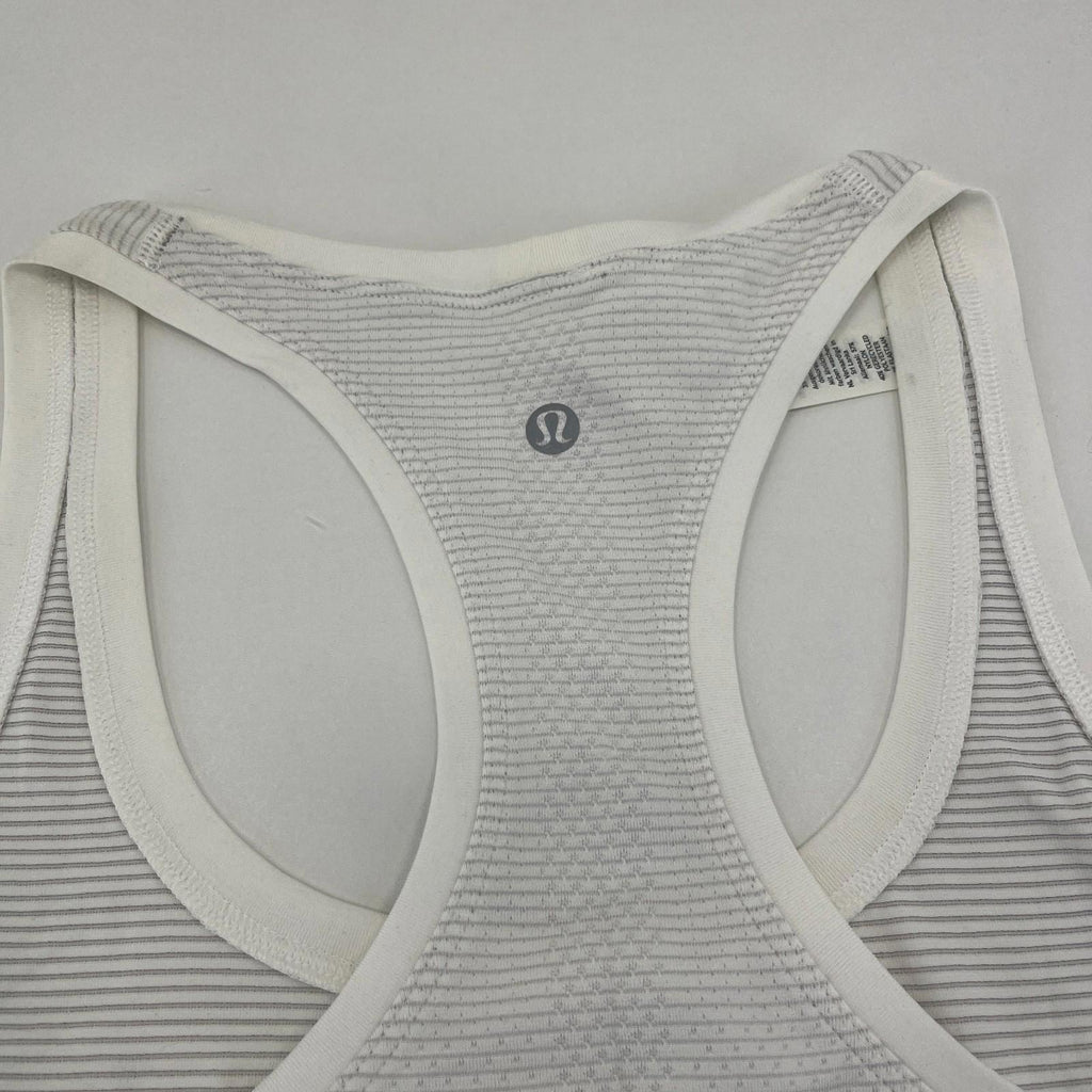 Lululemon Swiftly Tech Racerback Tank Top 2.0 White size UK 16 US 12 - New