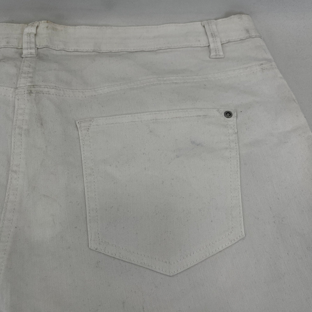 Nutmeg Skinny Tapered Jeans in White UK Women's size 22 - NWOT