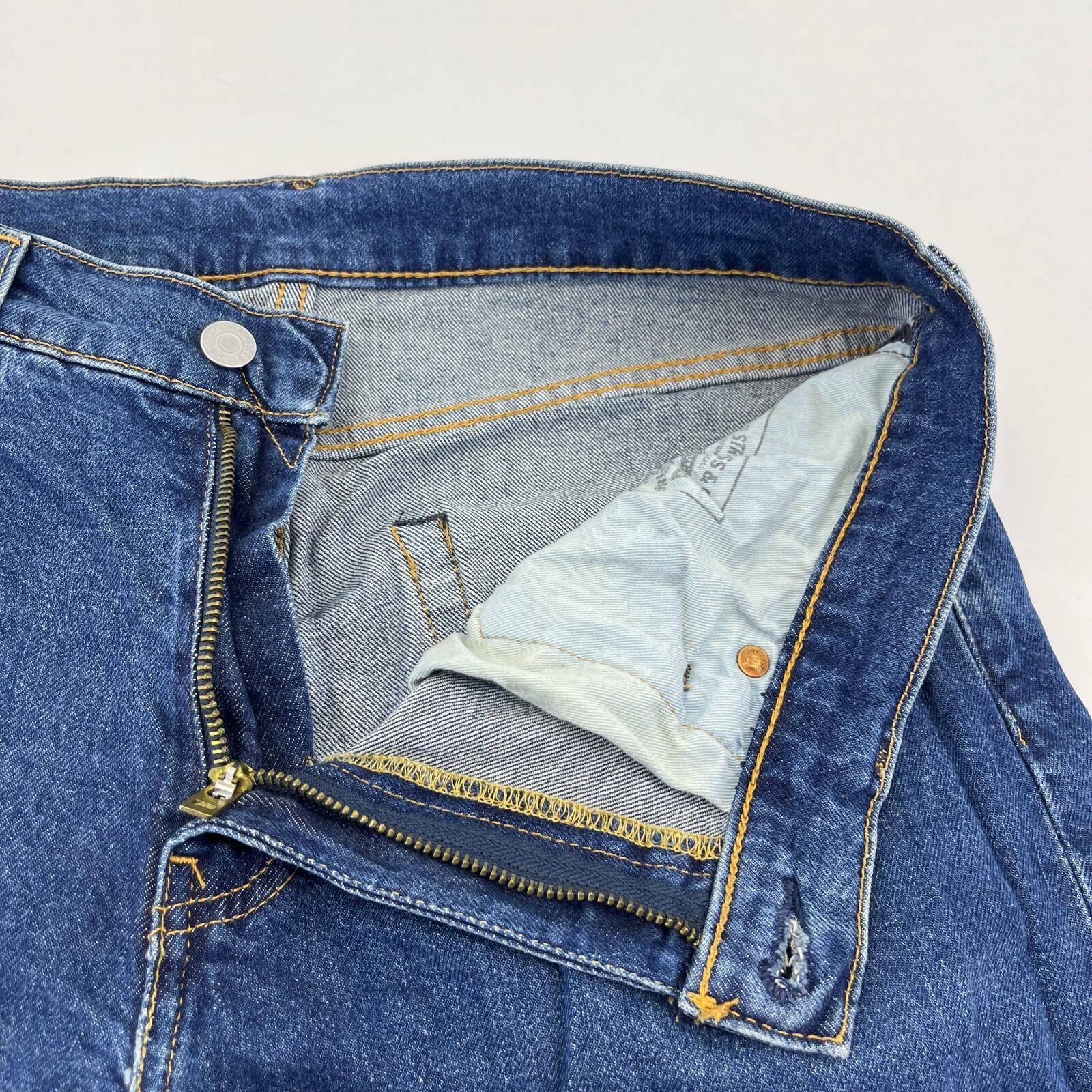 Levi's 512 Premium Big E Men's Jeans W32" L32" Blue Denim