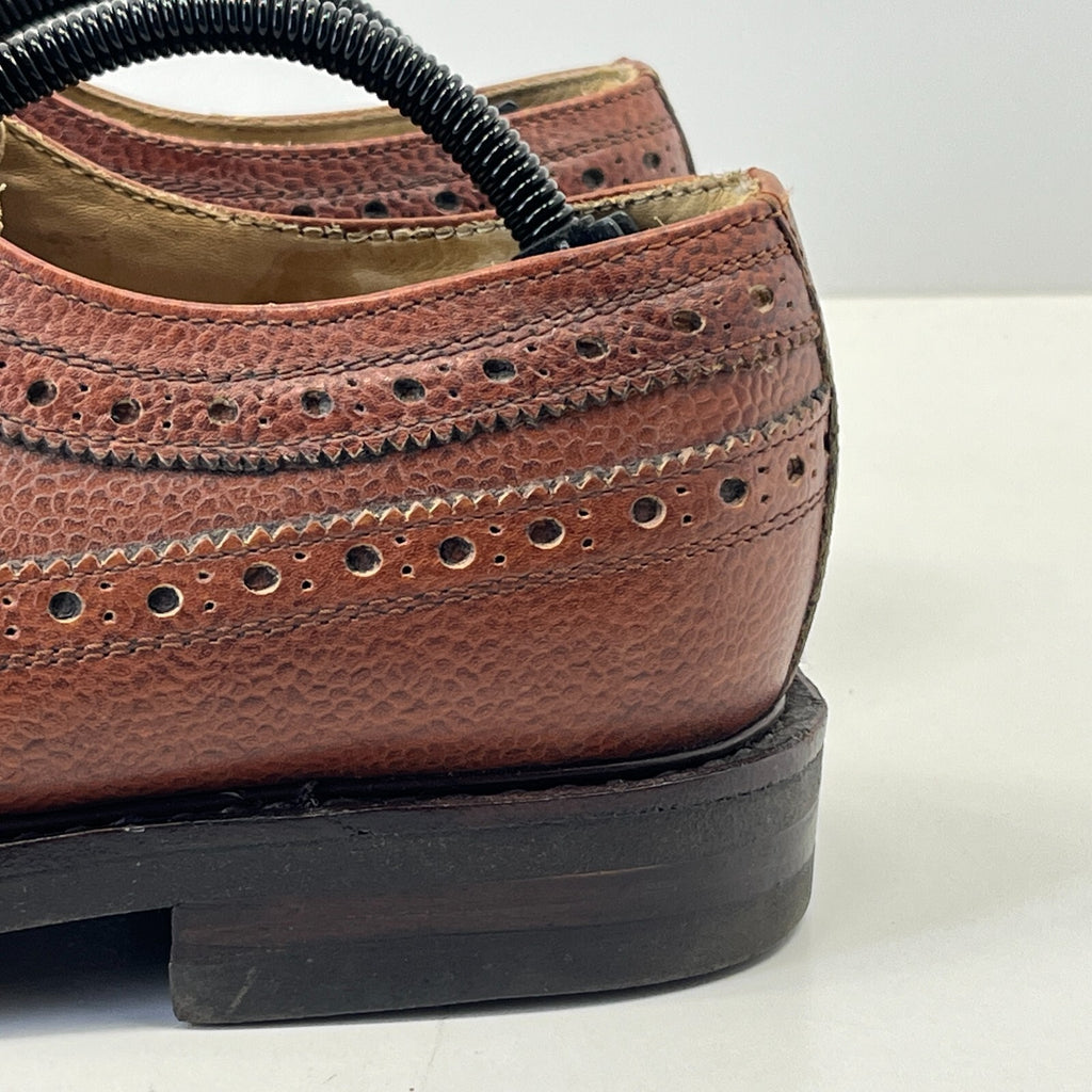 Samuel Windsor Men's Brogues size 8 Brown Leather Formal Shoes
