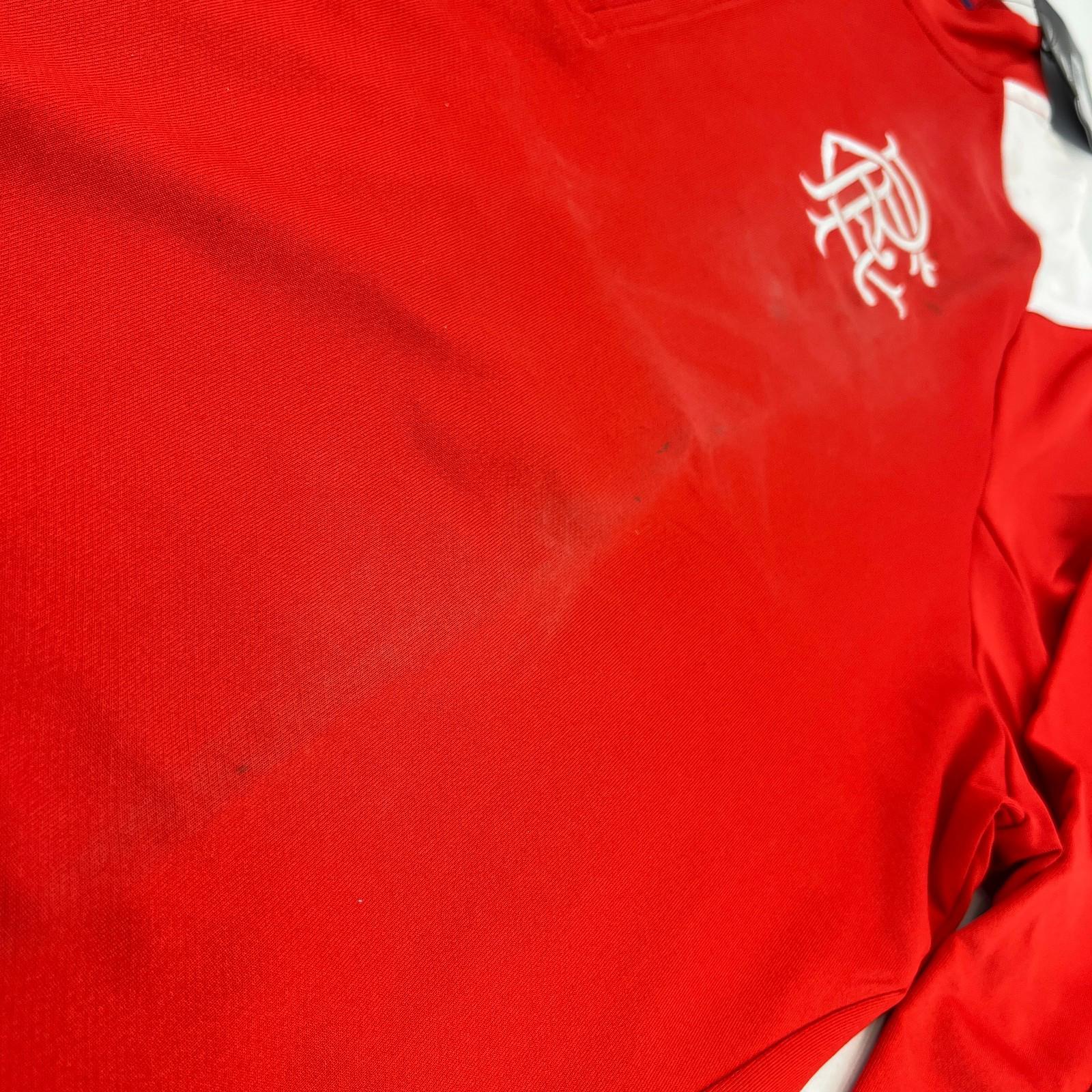 Rangers Castore Match Day Quarter Zip Top Women's size 14 Red - See Details