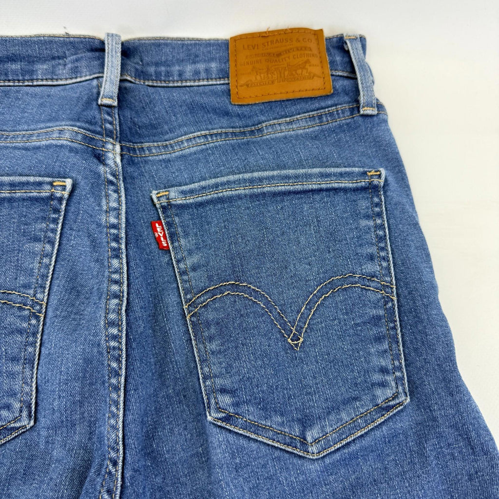 Levi’s Premium Mile High Super Skinny Jeans Blue Denim W28" Leg 28"
