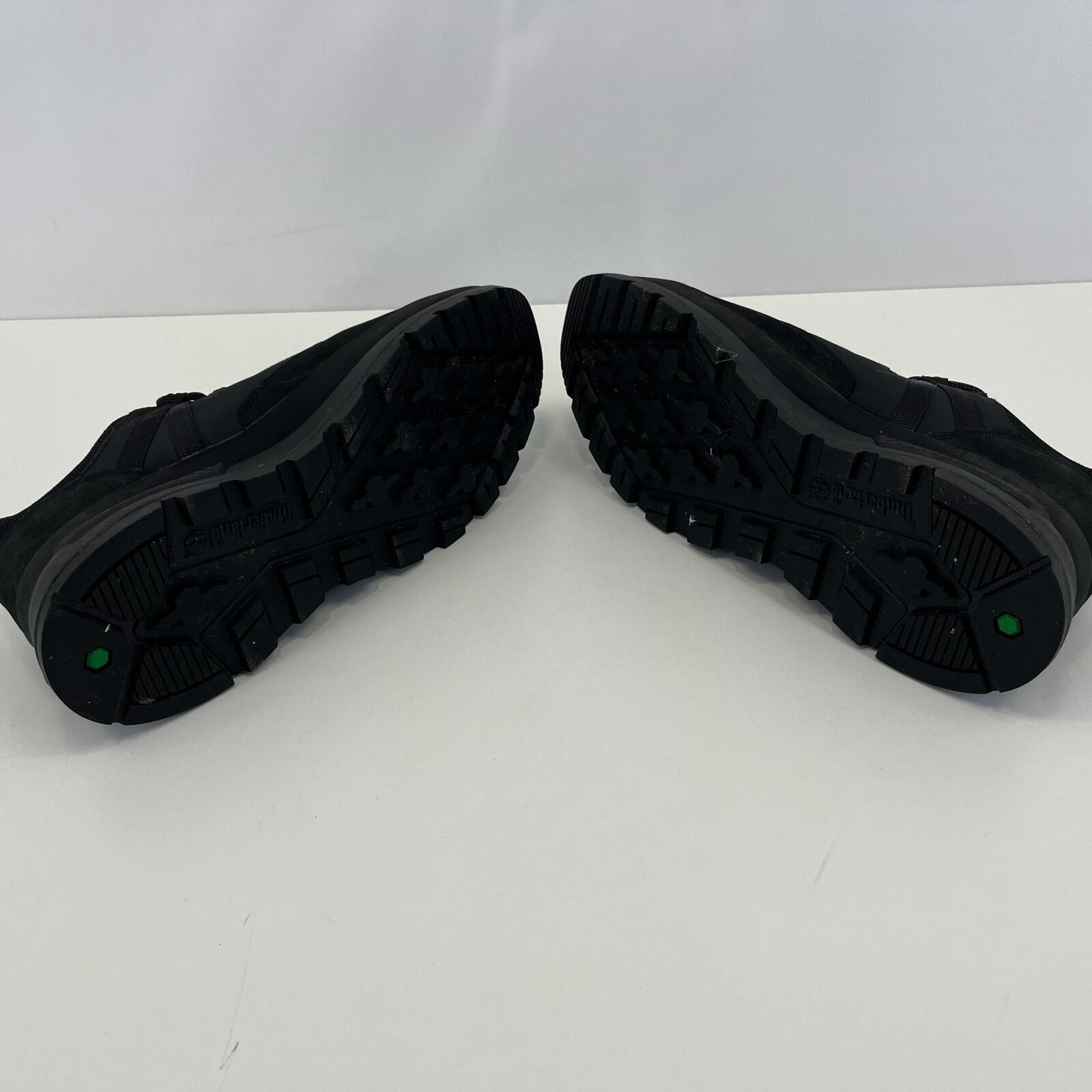 Timberland Euro Trekker Low Mens Hiking Trainers in Black UK size 10 / EU 44.5