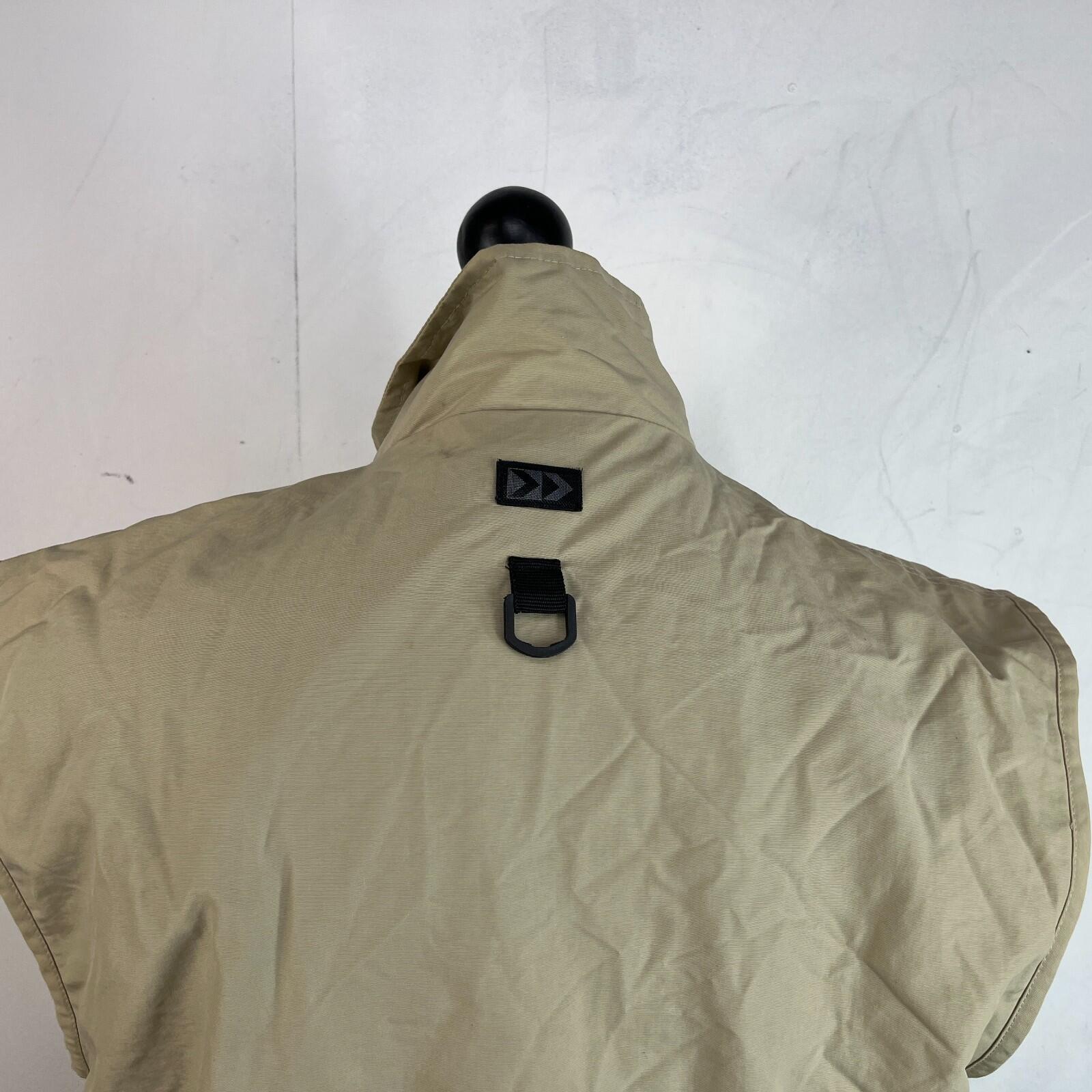 Hummel Hybrid Utility Vest Cargo Gilet Sleeveless Jacket size L Beige