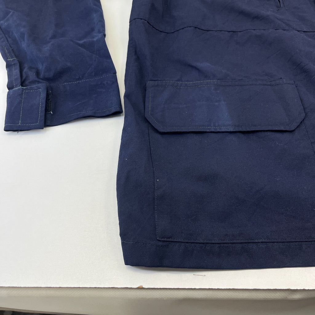 Balsan French Military Chore Jacket size 128L (UK XL) Navy Blue Workwear Canvas