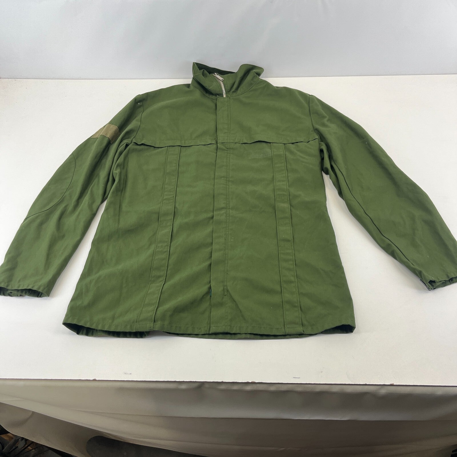 Vintage Marquardt & Schulz German Army Chore Jacket Olive Green Military EU 50