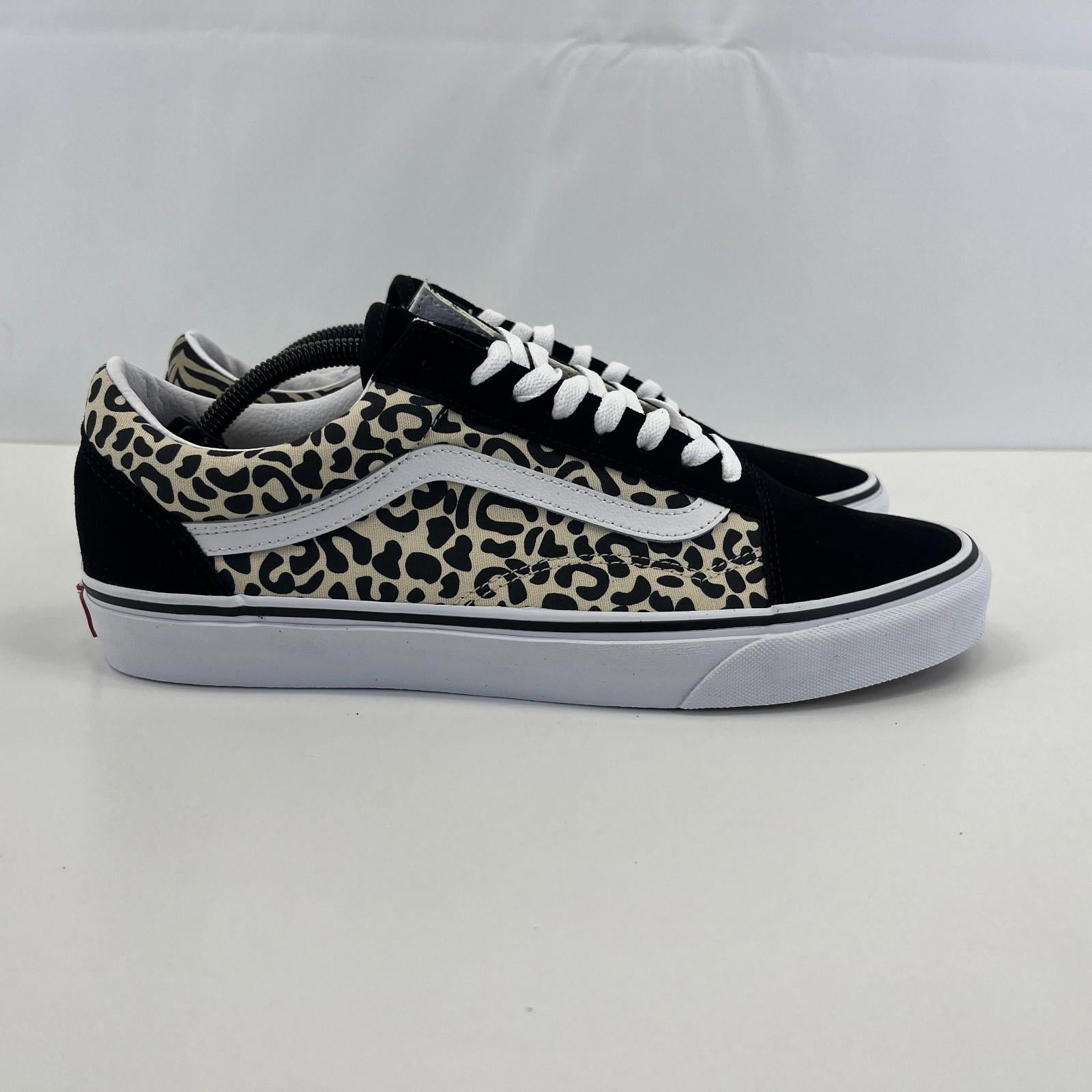Vans Safari Animal Print Low Top Trainers size UK 10.5 EU 45 - New in Box