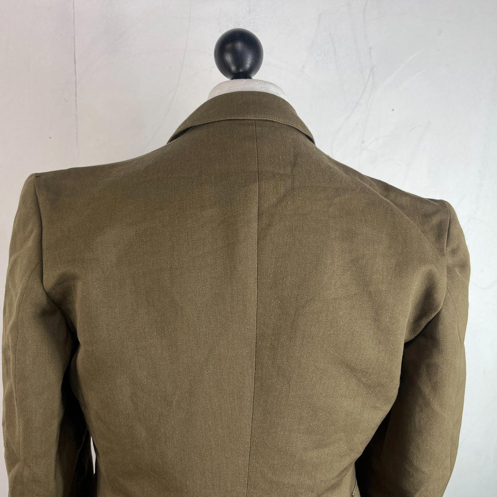 Belgian Army Dress Uniform Jacket Blazer Khaki Brown size Medium