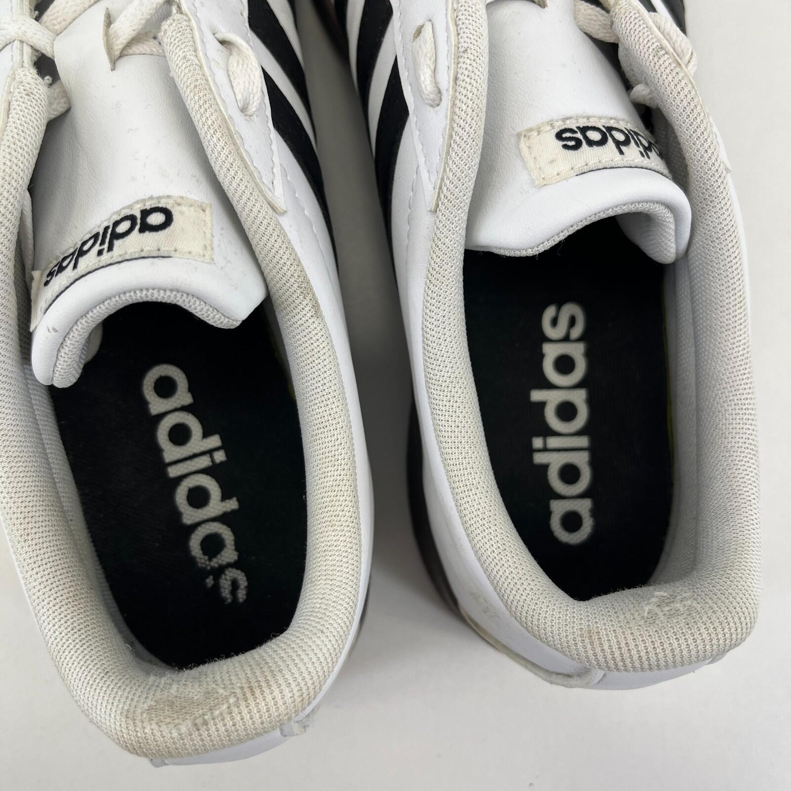 Adidas VL Court Base Men's Trainers Shoes White/Black UK size 9