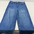 Tommy Hilfiger Womens High Rise Wide Leg Jeans UK size 16 W33" L30" Mid Blue