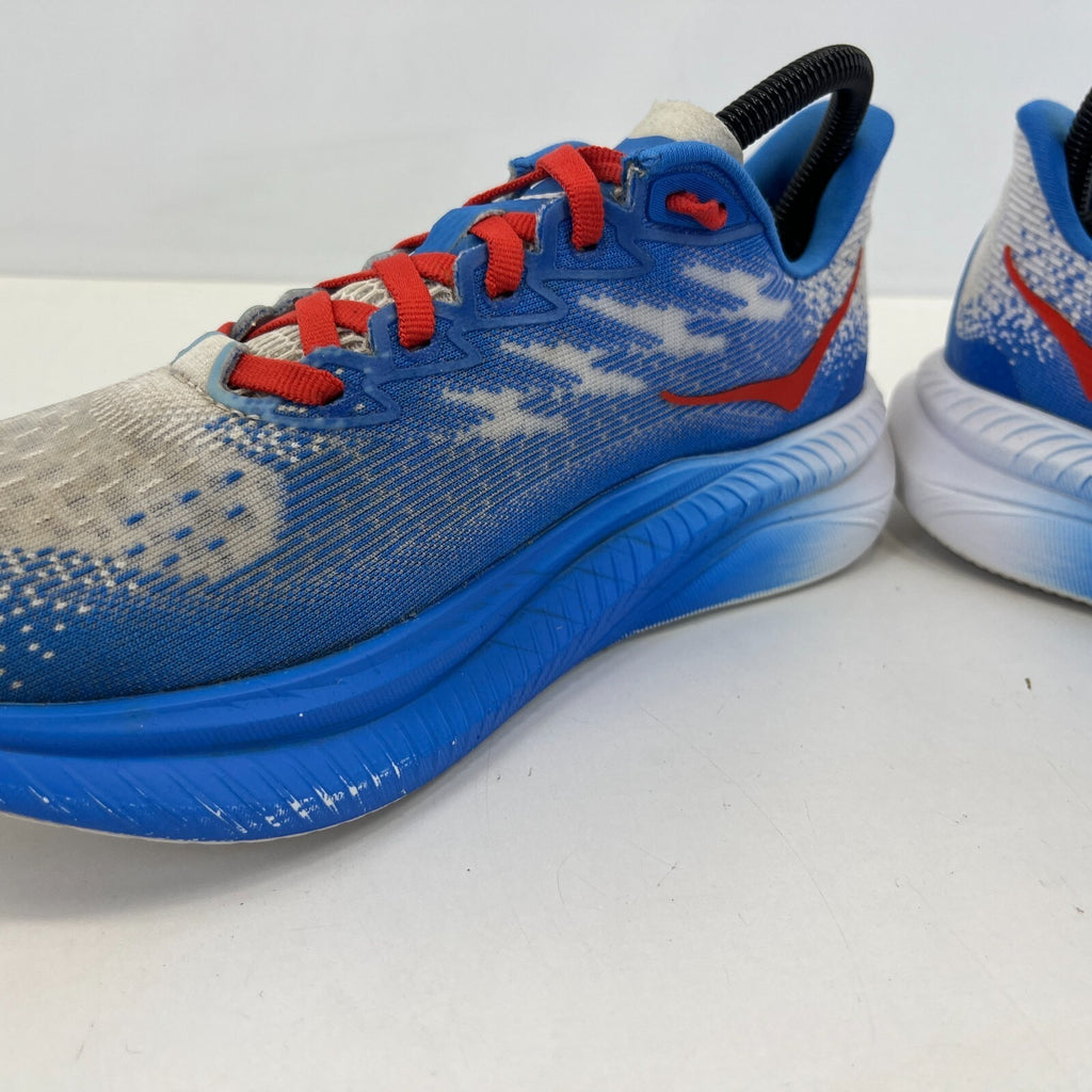 Hoka Mach 6 Running Trainers Blue/White Women's size UK 5.5 EU 38 2/3