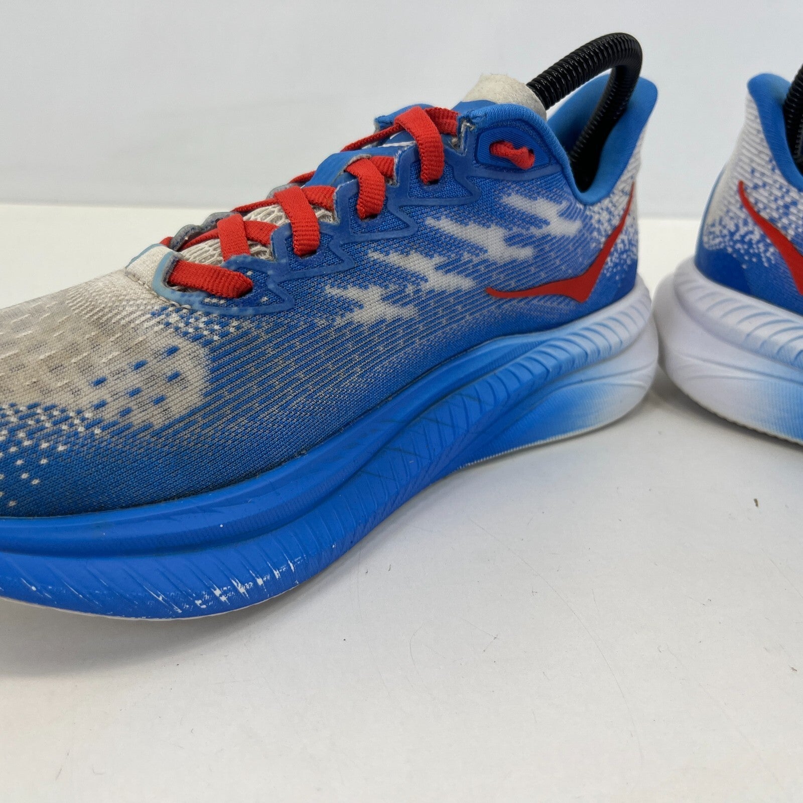 Hoka Mach 6 Running Trainers Blue/White Women's size UK 5.5 EU 38 2/3
