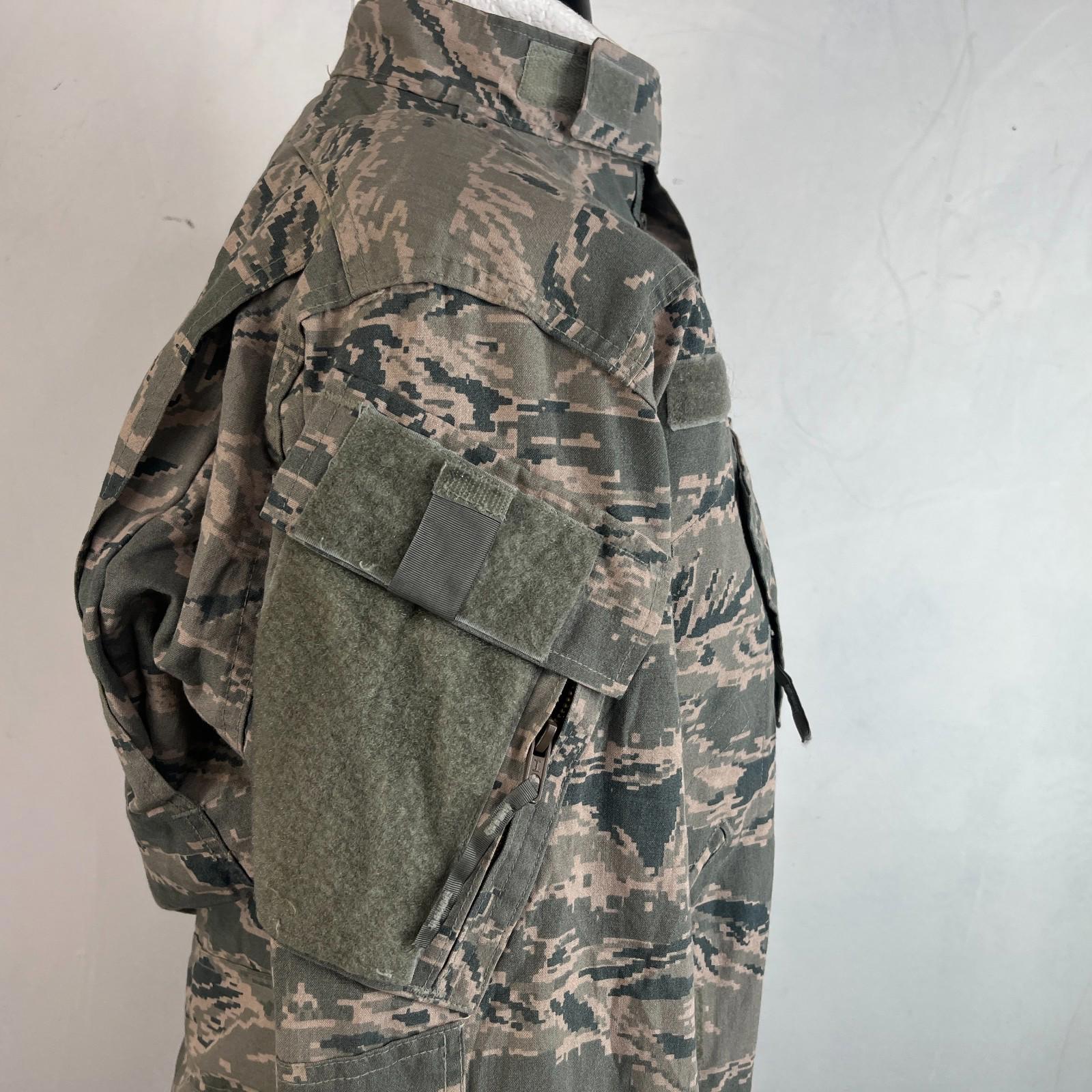 US Air Force Tactical Flight Duty Uniform Jacket Tiger Stripe BDU Medium Short