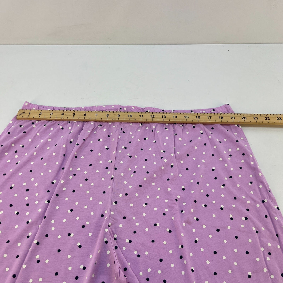 M&S Ladies Pyjama Set UK XL 20-22 Cool Pink with Spots Long Leg Short Sleeve New