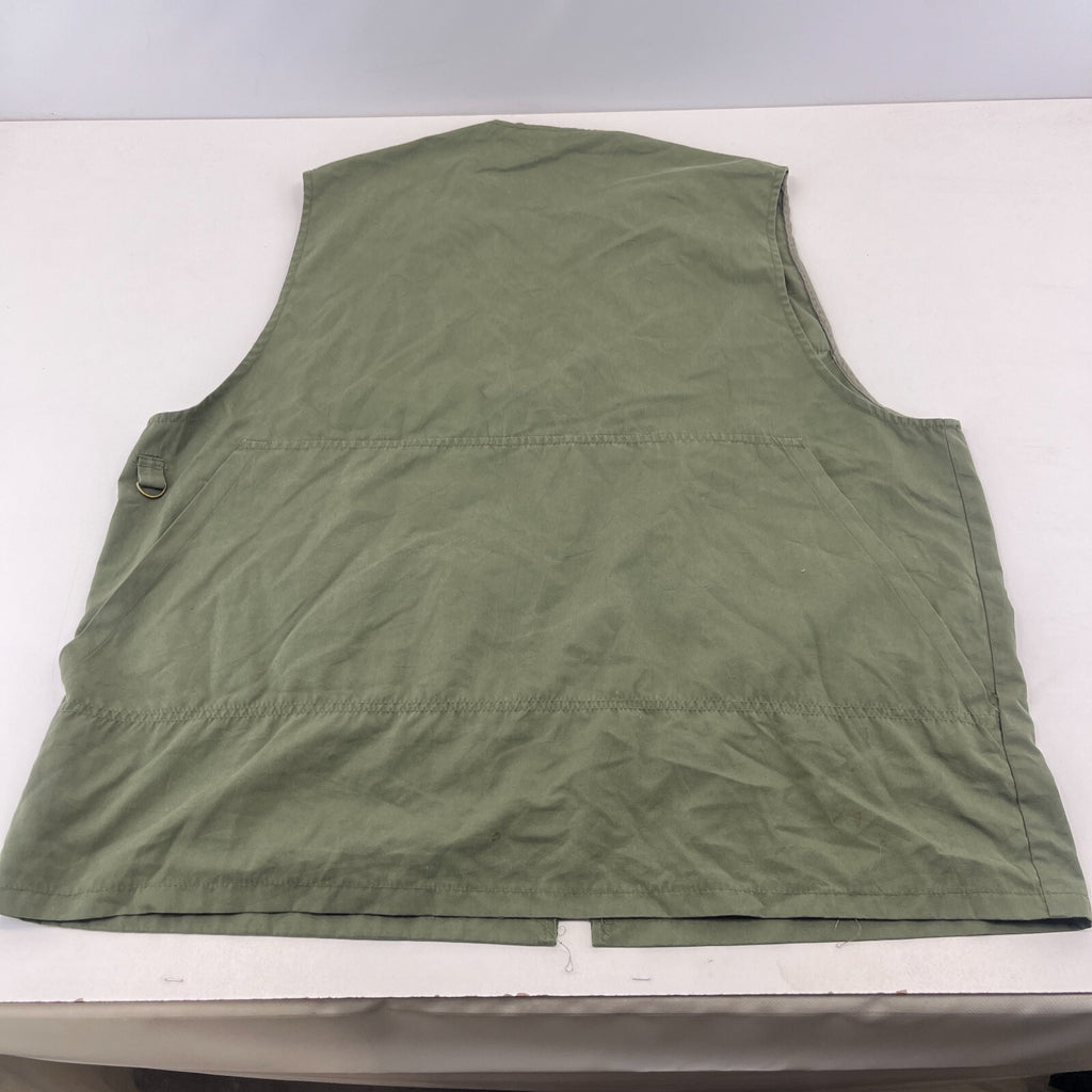 Decathlon Men's Shooting Vest in Olive Green Cotton Canvas size 3XL
