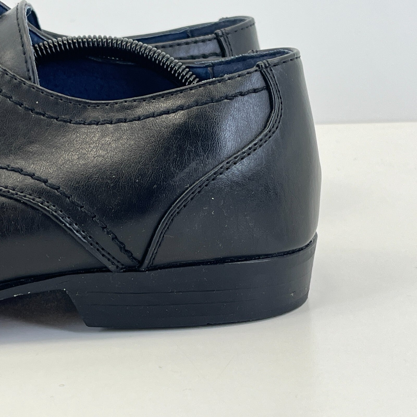 Giorgio Men's Leather Oxford Shoes in Black size 12 - New Formal Dress
