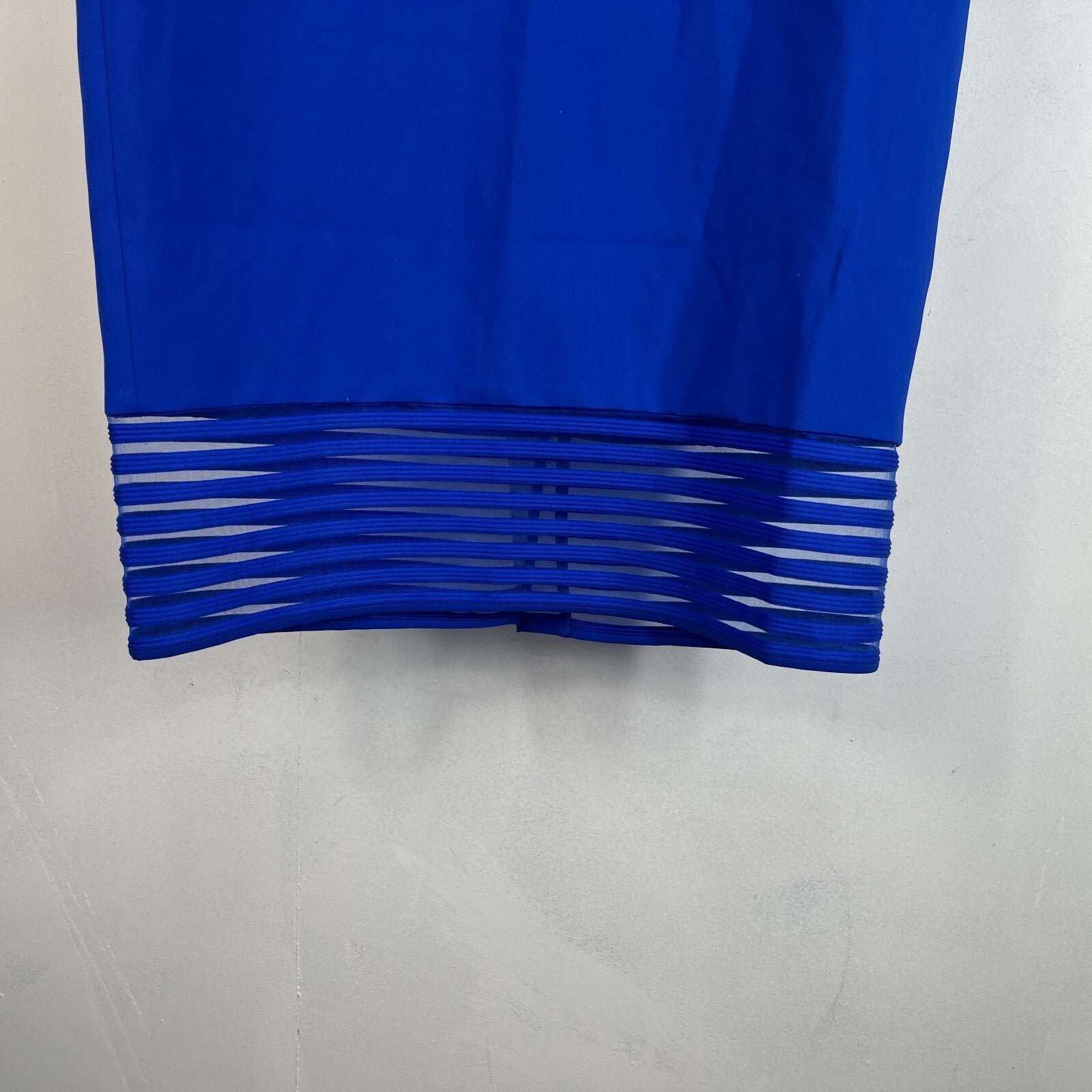 Ted Baker Mini Dress Royal Blue 1980’s Style size 3 (fits UK 12) - VGC