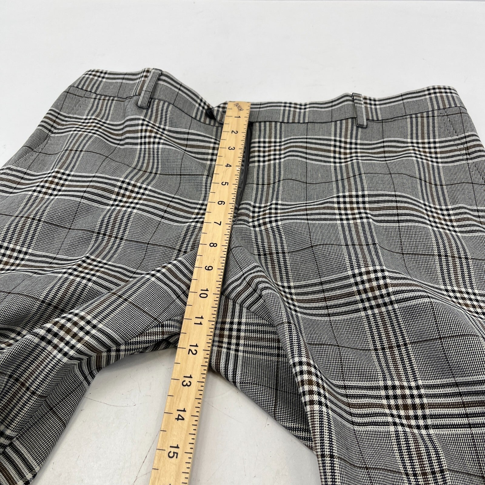 Next Tailoring Men's Grey Check Suit 44L Dark Grey W36 L31 Trousers Skinny Fit