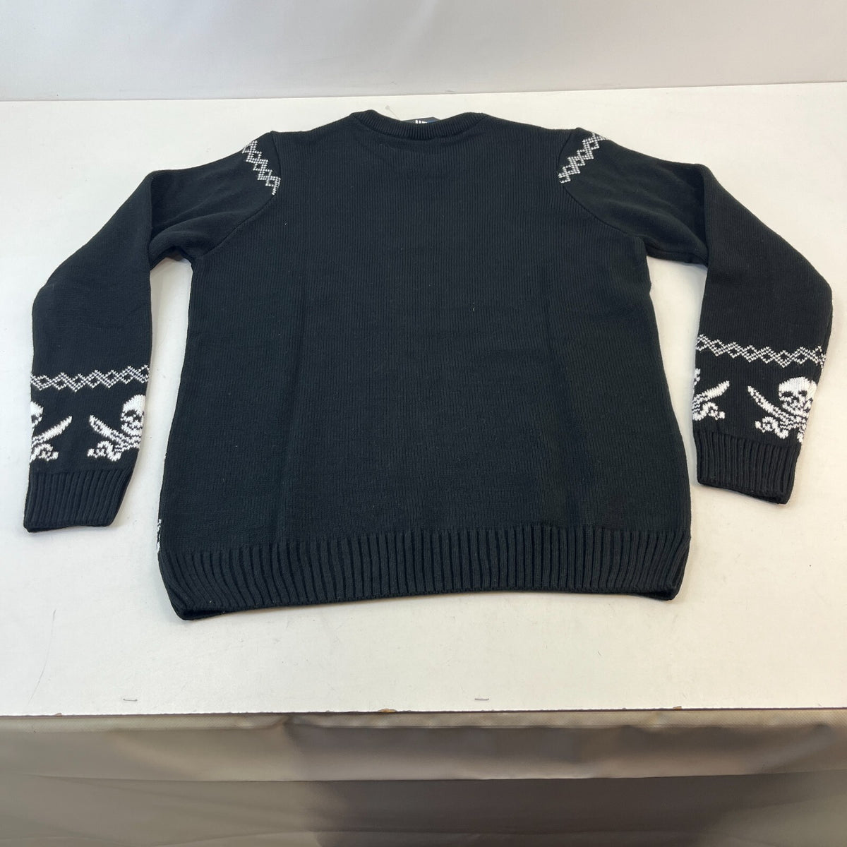 The Goonies Never Say Die Jumper Sweater Pullover Black/White size Medium Christmas